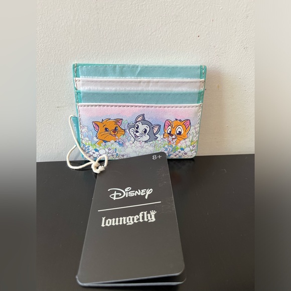 Loungefly Disney Cats Flower Field Cardholder - Picture 3 of 5